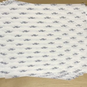 Хартия за опаковане отпечатана тъкан хартия персонализирано лого отпечатани 14gn17g тъкан хартия подарък пакет многоцветен хартие...