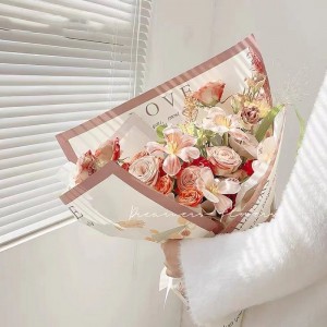 Тъкан хартиена цветя опаковъчна хартия Multicolor хартия 30G N35g Kraft хартиена хартиена хартиена холографска фолио хартия за хартия