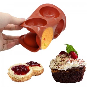 Полукръвна форма силиконова форма, печене на мухъл