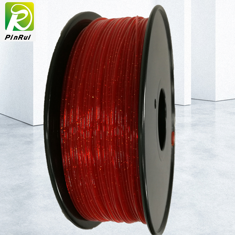 PINRUI 3D принтер 1.75mm платка блестяща блестяща блестяща нишка за 3D принтер