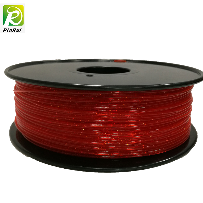 PINRUI 3D принтер 1.75mm платка блестяща блестяща блестяща нишка за 3D принтер