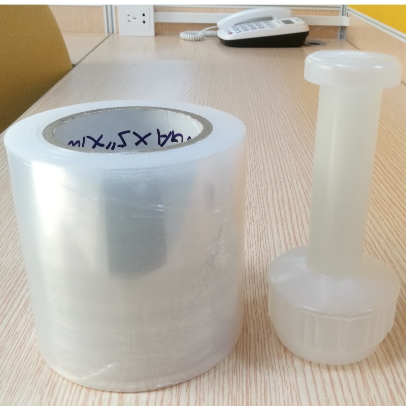 Lldpe Stretch филм с пластмасова дръжка