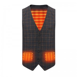 Горещи продажби Стилен отопляем мъжки жилетка с батерия