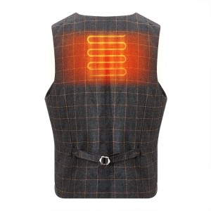 Горещи продажби Стилен отопляем мъжки жилетка с батерия