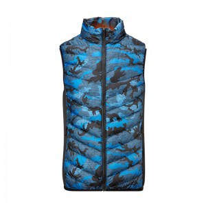 Модна стилна отопляема жилетка за мъже, вистерия в Русия