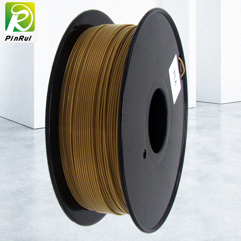 PINRUI високо качество 1kg 3D PLA принтер на влакна златен цвят