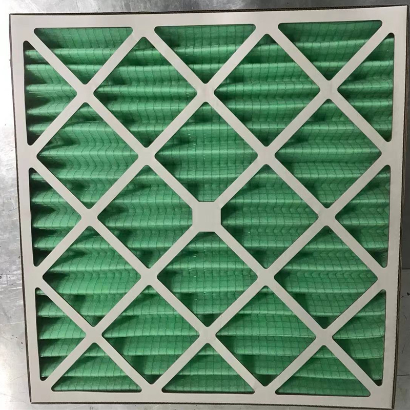 MERV8 рамка на хартията първична ефективност pre панел HVAC въздушен филтър за животновъдство
