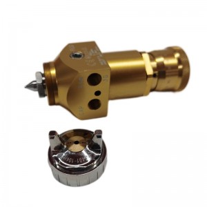 Автоматична мощност въздух спрей пистолет 0,8n1.2 mm дюза промишлени атомизиране на пневматични боя ниско налягане регулируем за ро...