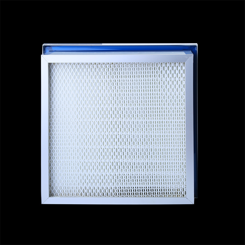Алуминиеви мини-плисирани частици HEPA HVAC въздушни филтри с фланец