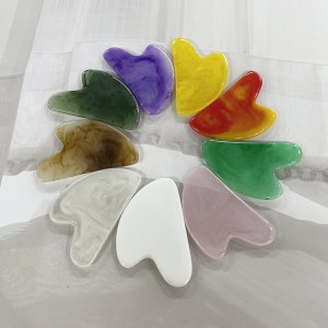 Ролков лицето за отслабване massager лифт инструмент смола масаж на лицето ролка масаж масаж красота грижа v оформена двойна глава Gua ...