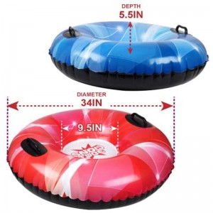 Зима на открито родители-детски интерактивни играчки деца,nffatable снежна тръба