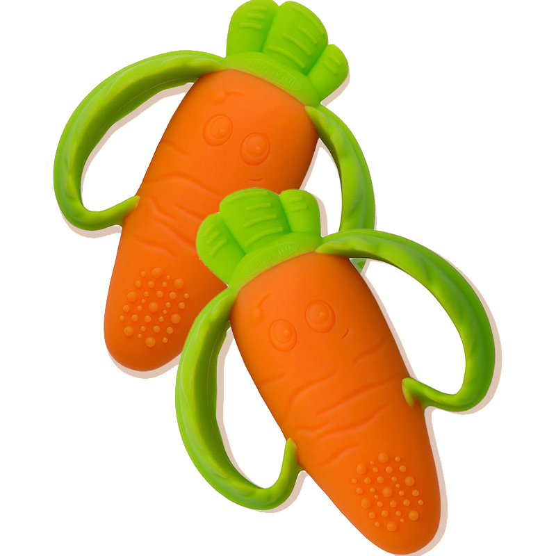 Амазонка хранителна степен силиконова моркова форма бебе бебешки тетеж