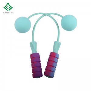 Ropeless Rump Rope, претеглено безжично скачащо въже за фитнес тренировка, регулируемо прескачане на въже за скачане на въже за жени и деца