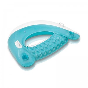 Горещ PVC надуваем рефленер диван поплавък плаващ на открито плажен стол