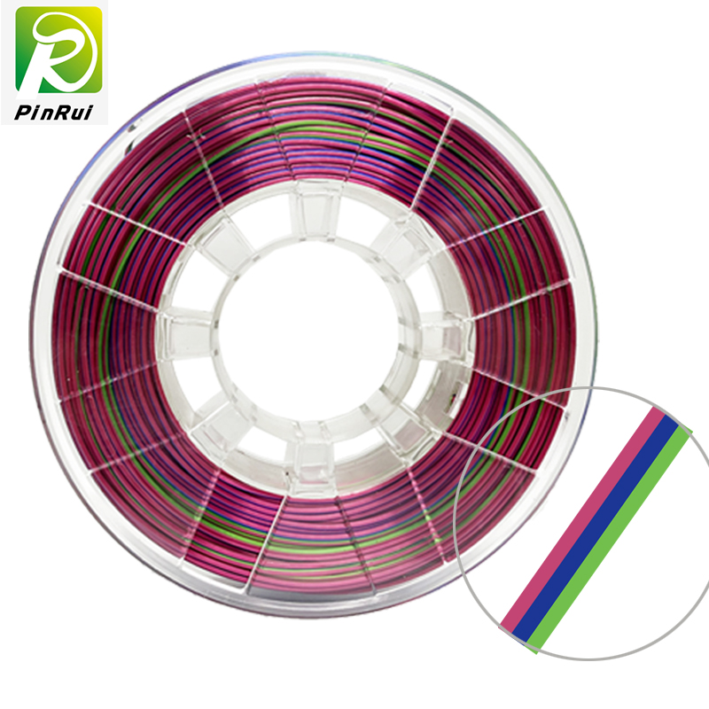 Pinrui Silk Triple Colors in Filament Dual Color Silk Filament за 3D принтер