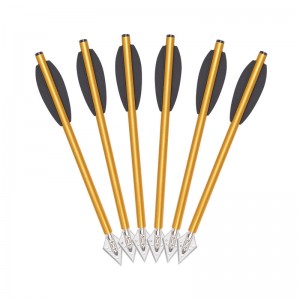 Elongarrow 160 мм алуминиеви стрелки за пистолет за лов на пистолет на открито на открито