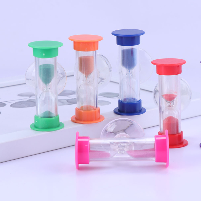 Mini Hourglass за таймер за душ/teeth таймер за четкане с смукателна чаша