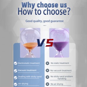 Фабрична доставка кухня шлифта 25 30 60 90 минута на декорация на естествен часовник на часовници Таймер за пясък