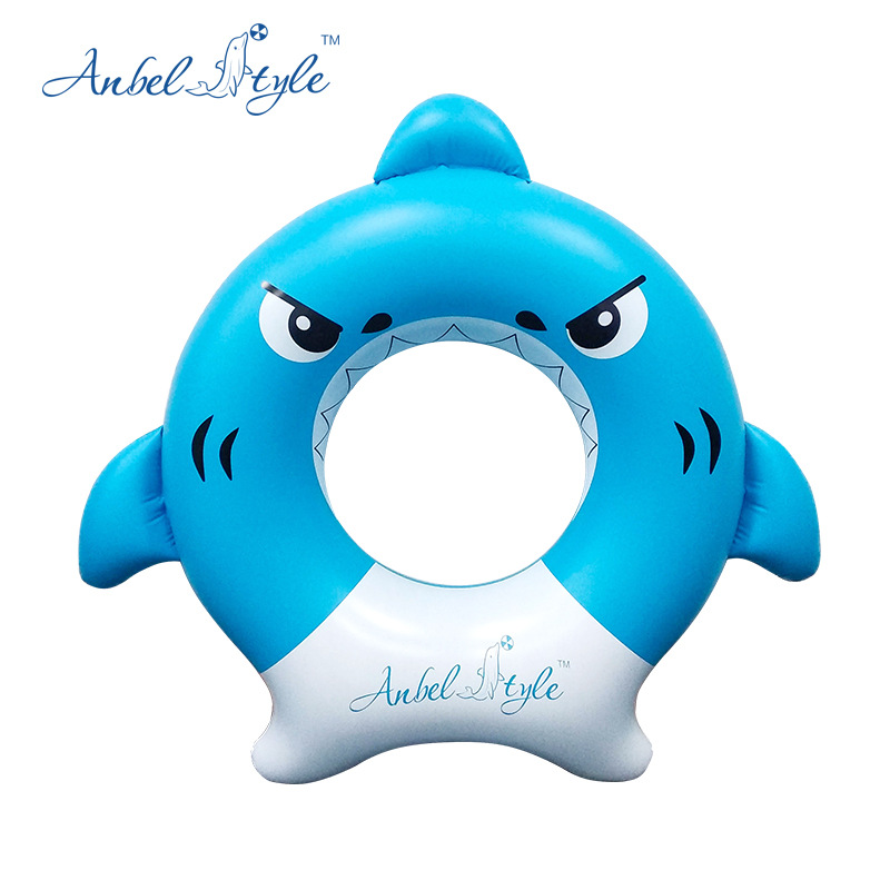 Новият надуваем детски акула плувен пръстен