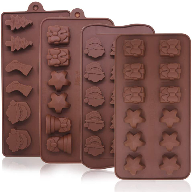 Висококачествени силиконови звездни форми за печене шоколадови форми