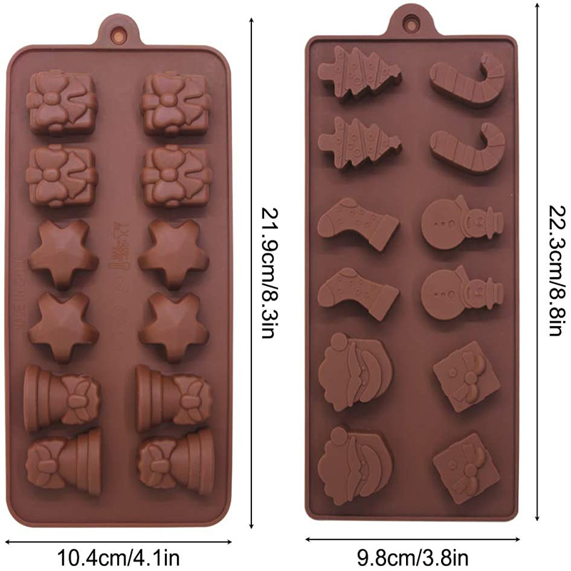 Висококачествени силиконови звездни форми за печене шоколадови форми