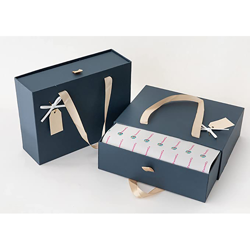 Parentco Gift Box- настояща кутия с капак на плъзгач извън елегантна малка кутия за подаръци- Подаръчна кутия за подаръци за подаръци, сватба, годишнина, бебешки душ, шоколадови бонбони&още- лесно отворете&близо- тъмно синьо