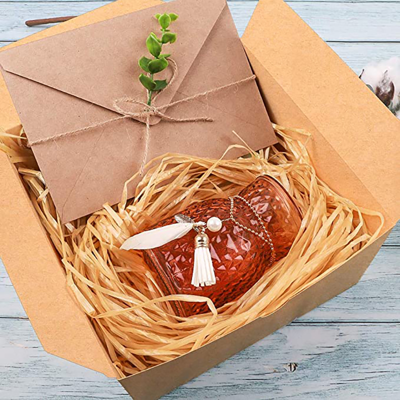 Moretoes кафяви кутии за подаръци Kraft Pack 8x8x4 инча, хартиени картонени кутии с капаци за коледни подаръци, кутии за предложение за шаферки, кутии за тарталети, занаятчийска кутия за подаръци