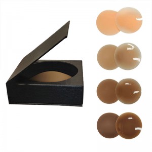 Устойчив кръгла форма Лепило силиконов сутиен покрив