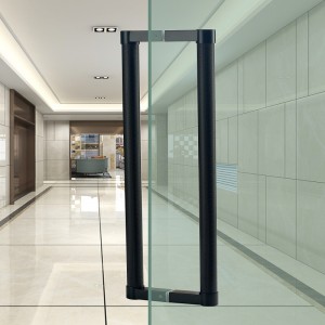 SS-022 Висококачествена двустранна кръгла кръгла Galss издърпване на вратата, неръждаема стомана Модерна дръжка на входната дръжка н...