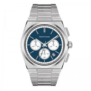 часовници мъже китка от неръждаема стомана многофункционален кварц часовник DG9004