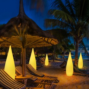 Градински вътрешен двор палуба за басейн декорация модерна светодиодна позиция на пода дистанционно RGB цвят Промяна на светодио...