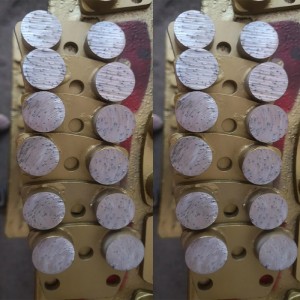 Сектор 2 цилиндров диамантен диск 30#\\\\ нелиминира стари дискове за смилане на боя/use върху бетонни повърхности