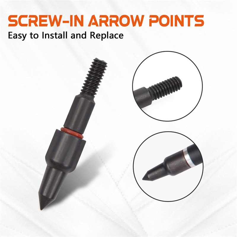 Elongarrow 100 Grain Archery Steel Arrowheads за 7,8 мм стрели