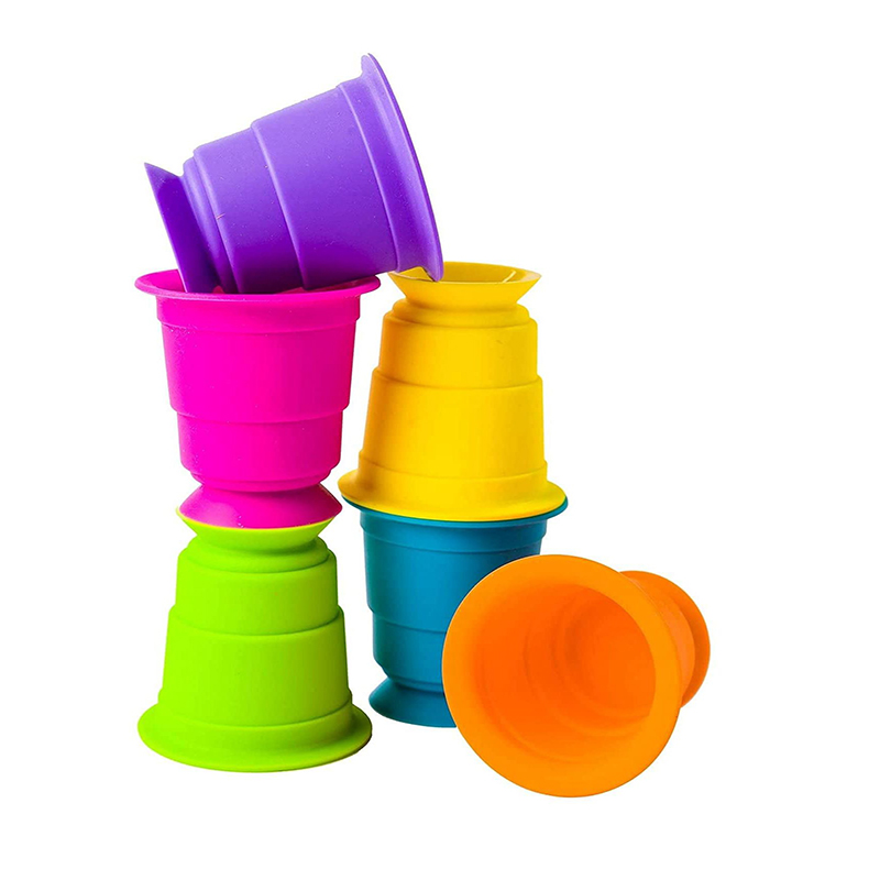 SUCTION KUPZ SILICONE STACKing Cups играчка