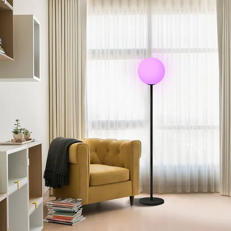 Модерна RGB подова лампа с димер за дневна спалня хотел Decor Decor Dimmable Floor Lamp с дистанционно управление