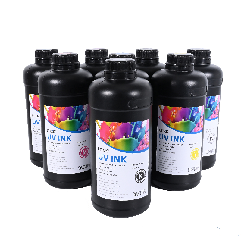 UV-LED мекото мастило е подходящо за печатащата глава на Ricoh за отпечатване на акрилен PVC