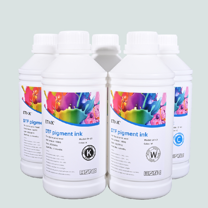 DTF пигментно мастило за пренос на топлопреминаване на Epson Printhead