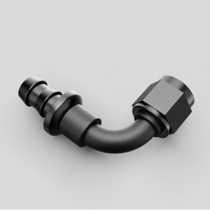 Натиснете краищата за монтаж на маркуча за заключване