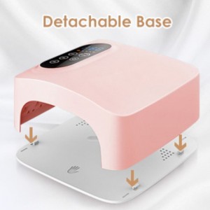 M&r 601pro 72w безжична светодиодна лампа за нокти, акумулаторна LED сушилня за нокти, 15600mah безжичен бърз лампа за къдрене на ноктите, про...