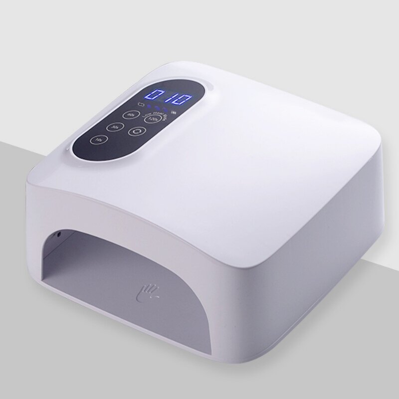 M&r 601pro 72w безжична светодиодна лампа за нокти, акумулаторна LED сушилня за нокти, 15600mah безжичен бърз лампа за къдрене на ноктите, професионални гел светлини за нокти за нокти за нокти за маникюр за дома и салон (зареждане)