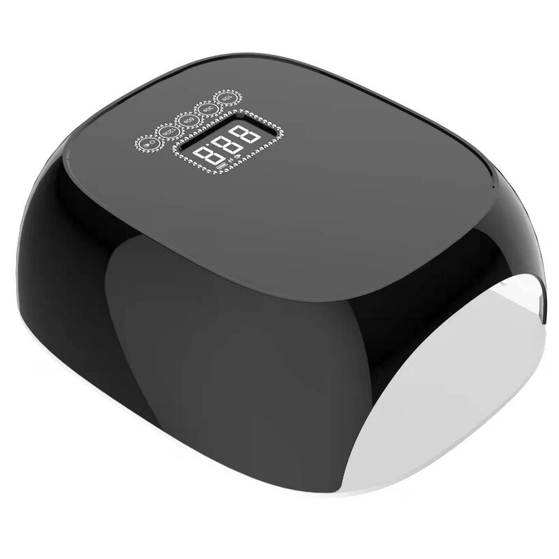 M&r 801Pro безжична LED лампа за нокти, безжична сушилня за нокти, 72W акумулаторна LED светлина за нокти, преносим гел UV LED лампа за нокти с 4 сензор за настройка на таймера и LCD дисплей зелено