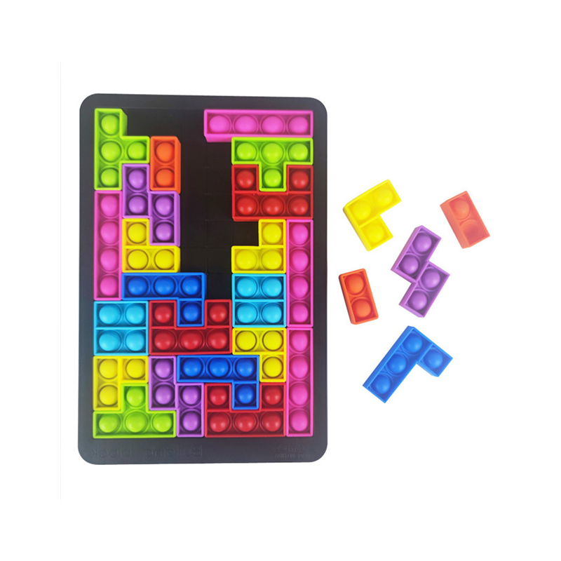 Образователни играчки Силиконови пъзели Push Pop играчки за деца