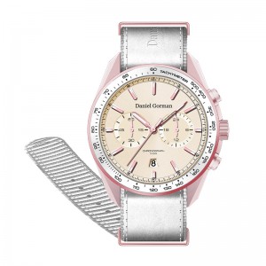 2022 Daniel Gormandg9005 Луксозни мъже часовници Персонализирано лого автоматично ръчен часовник Неръждаема стомана Двоен турбилон Механи...