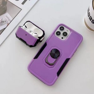 Подходящ за калъф за iPhone 14Pro, калъф за пръстени и безжичен калъф за бързо зареждане