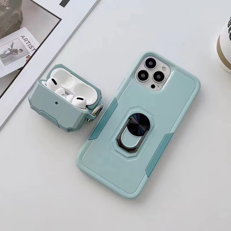 Подходящ за калъф за iPhone 14Pro, калъф за пръстени и безжичен калъф за бързо зареждане