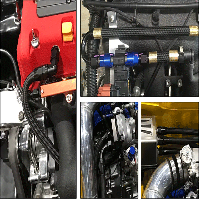 Показване на ефекта на модификацията на горивната линия