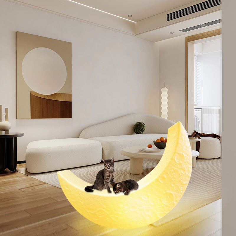 Party LED светещ люлеещ се стол на открито/indoor пластмасова лунна лампа светещ LED луна люлеещ се стол