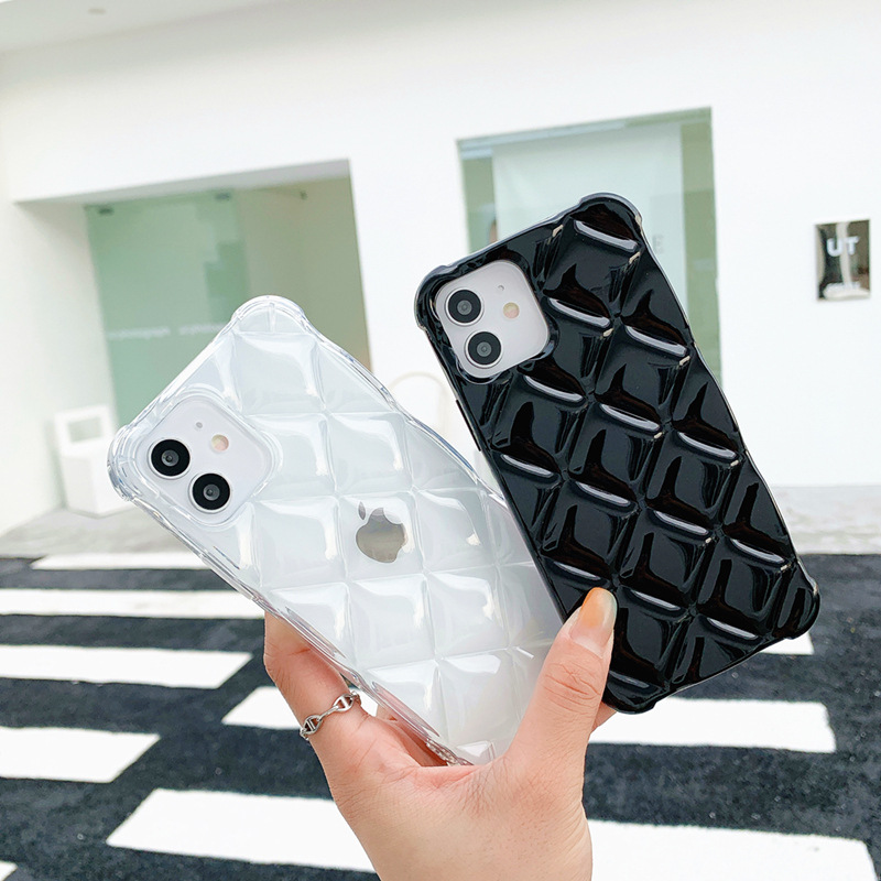 Нов калъф за мобилен телефон Apple iPhone14/pro Защитен случай TPU решетка анти падащ защитен калъф