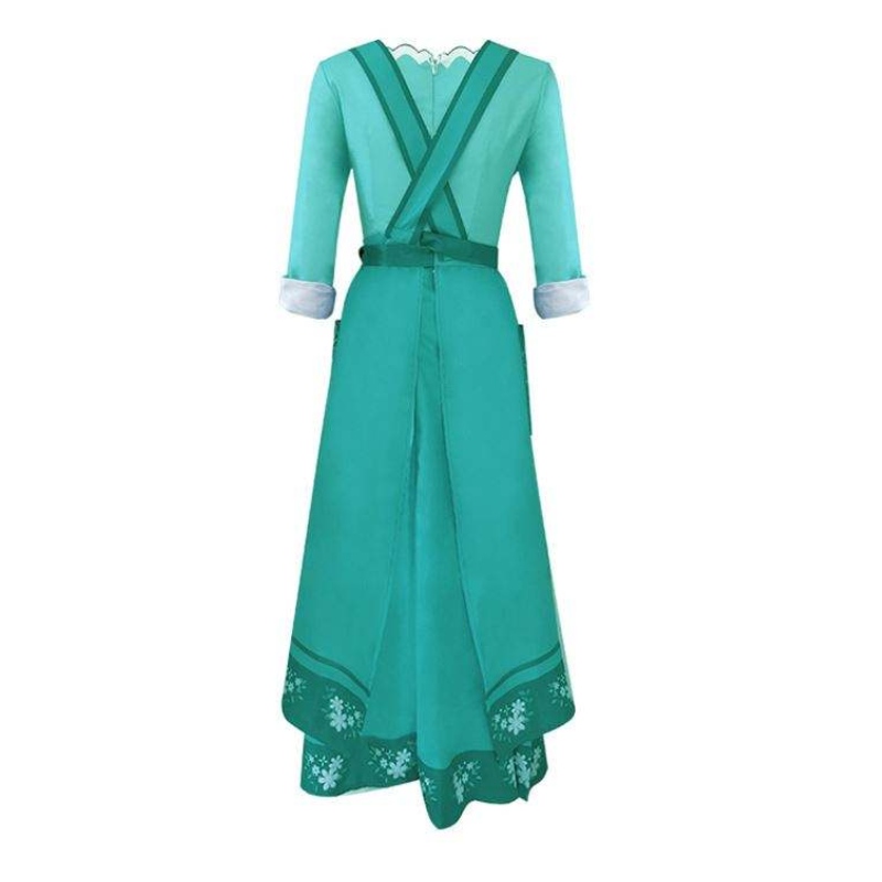 2022 Princess Encanto Mirabel Costume Dress Party рожден ден косплей фантазия рокля