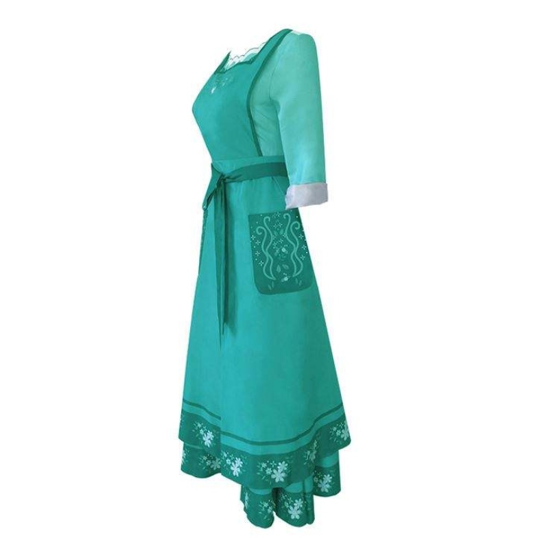 2022 Princess Encanto Mirabel Costume Dress Party рожден ден косплей фантазия рокля